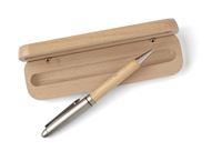 PENNA A SFERA IN COMODO ASTUCCIO IN LEGNO